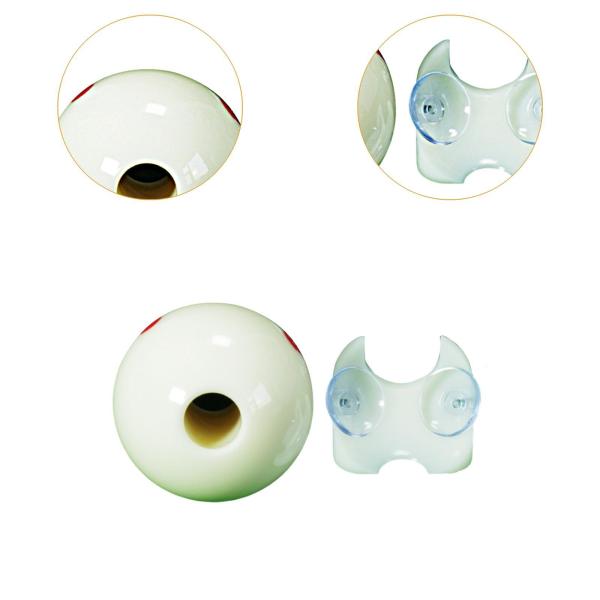 ビリヤードキューボール 穴付き ビリヤードアクセサリー 軽量 エイミングヘルパー ビリヤードストロークトレーニング