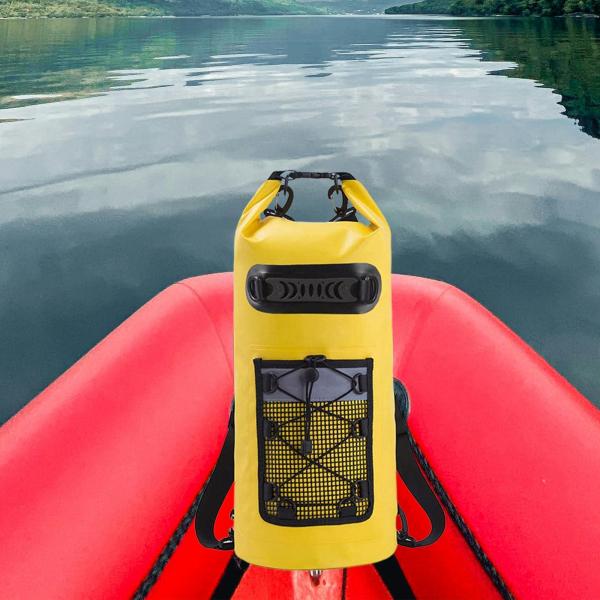 ドライバッグ フローティングバックパック 防水 軽量 女 男 収納バッグ ドライサック 水泳 ボート カヤック ハイキング用