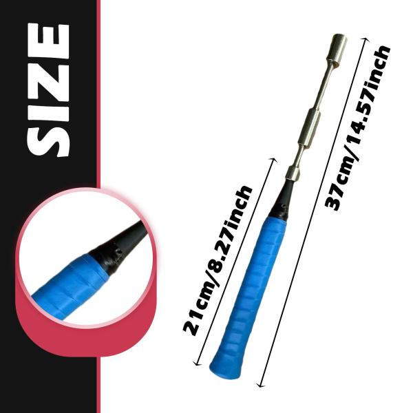 バドミントンスイングトレーナー 筋力トレーニング プロフェッショナルエクササイズ ポータブルパワーエクササイズ 練習トレーニングデバイス ポール