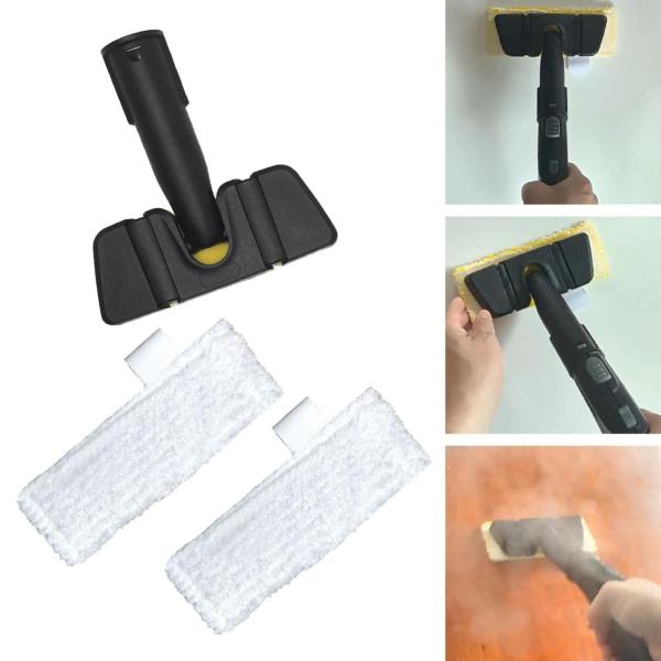 スチームクリーナー モップヘッド フロアノズルアタッチメント スペアパーツ 交換用フレキシブルスチームクリーナー スイーパーヘッド 車 タイルシンク用