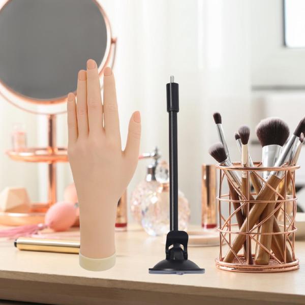 ネイル練習用ハンドシミュレーション フェイクフレキシブルソフトネイルトレーニングモデル マネキンハンド サロン整理 ショップ 学生用 リング