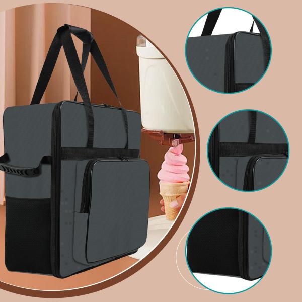 アイスクリームマシンキャリーバッグ スラッシュマシントラベルケース ピクニック、釣り、プールサイド、ホテル、キャンプに最適な実用的なトートハンドバッグ