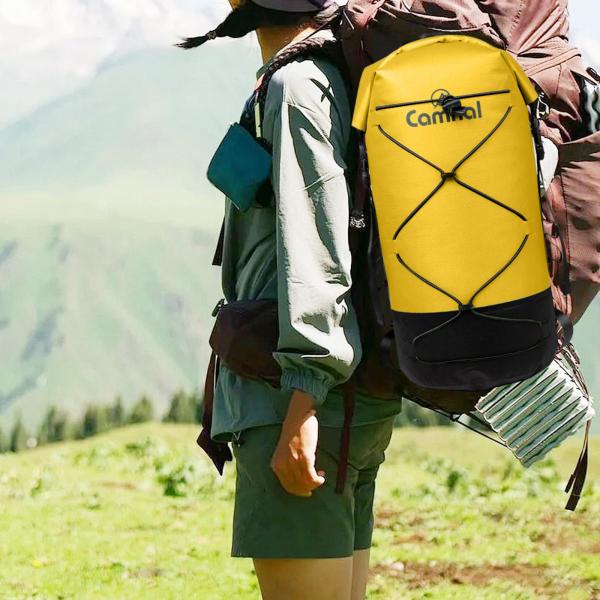 ダイビングドライバックパック 40L ドライバッグ 水泳用フロート 濡れた物と乾いた物を分離 釣り カヤック 登山用