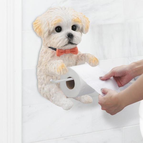 トイレットペーパーロールホルダー、樹脂製壁掛けペーパーホルダーラック、ホテル向けの面白いトイレットペーパーディスペンサー、心のこもったギフト