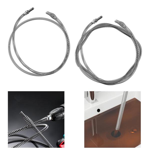 排水管スネークケーブルクリーニングスプリングスチール実用的な排水詰まり除去フレキシブル配管ドリルパイプクリーナーキッチントイレ用