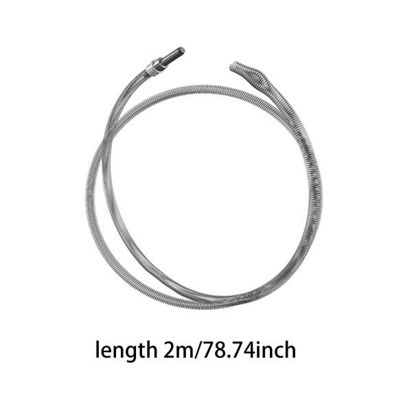 排水管スネークケーブルクリーニングスプリングスチール実用的な排水詰まり除去フレキシブル配管ドリルパイプクリーナーキッチントイレ用