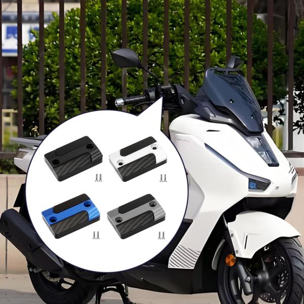 フロントブレーキリザーバーカバーキャップ アルミ合金製 交換用装飾カバー Pcx160 Nwg150  Forza125用