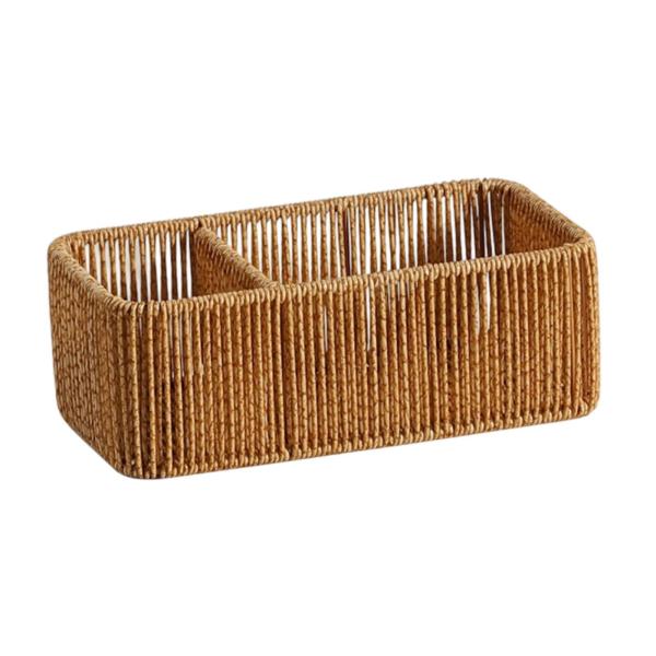 ティッシュボックスカバー 装飾ペーパーケース ディスペンサー 模造籐編み ティッシュホルダー ナプキンホルダー ホテルトイレベッドサイド用