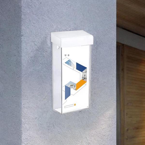 パンフレットホルダー 不動産看板ホルダー 壁掛けパンフレットディスプレイボックス チラシボックス ホテルショー 展示会 レストラン用