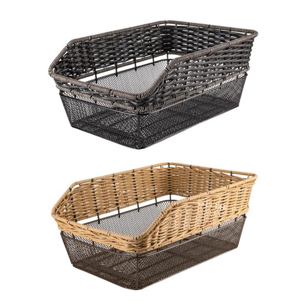 自転車用リアバスケット収納ボックス 伸縮ネットカーゴラック付き 取り付け簡単 自転車バスケット 食料品の買い物 ピクニック 男女兼用