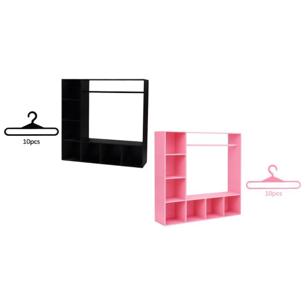 人形用洋服クローゼット ファッション人形アクセサリー ディスプレイボックス 恋人への誕生日プレゼント