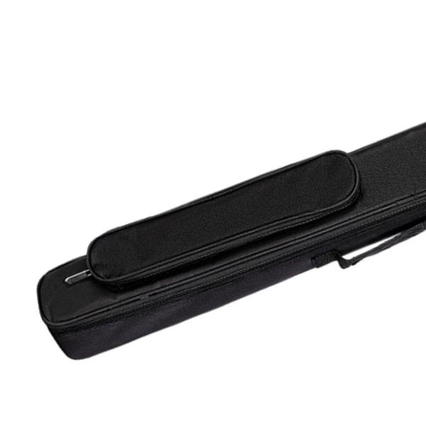 1/2 プールキューケース 収納ポーチ ジッパー ショルダーストラップ付き キャリア ビリヤードキューバッグ プールロッドキャリーケース スポーツ 旅