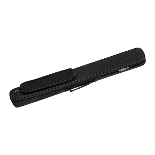 1/2 プールキューケース 収納ポーチ ジッパー ショルダーストラップ付き キャリア ビリヤードキューバッグ プールロッドキャリーケース スポーツ 旅
