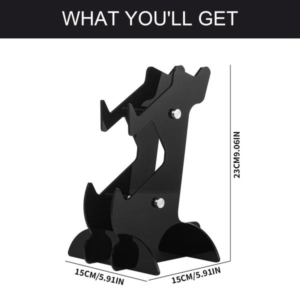 ゲームコントローラースタンド ヘッドセットホルダー ゲーマーギフト 2段式 ゲームアクセサリー アクリル製 ヘッドホンスタンド コントローラーホルダー