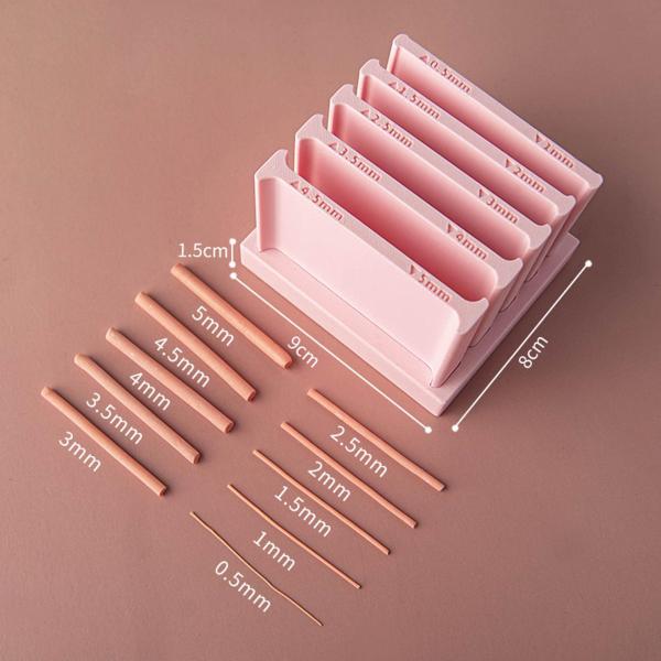 測定マーク付きポリマー粘土ストリップ押し出しツール 5つの交換可能なダイ