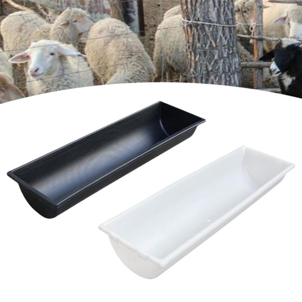ヤギ用給餌器 給餌トラフ 100cm 頑丈 大容量 厚みのある家畜用器 給水 鹿 羊 子牛 牛 馬