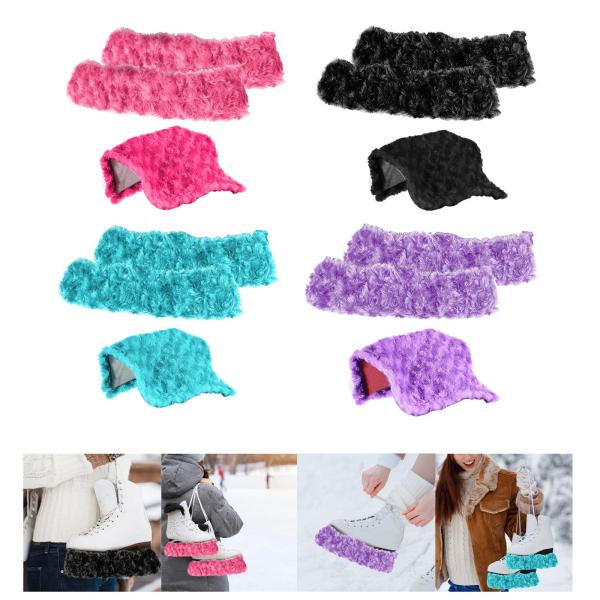 2 個 アイススケートブレードカバー スケートカバー 吸水ソーカー スポーツ練習用アイスガード