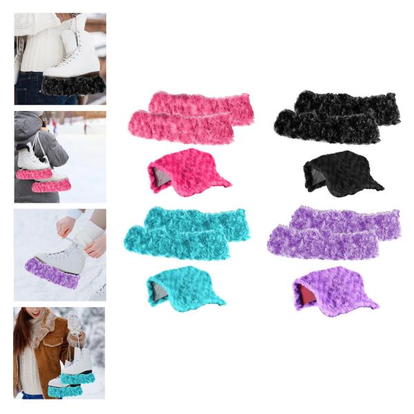 2 個 アイススケートブレードカバー スケートカバー 吸水ソーカー スポーツ練習用アイスガード