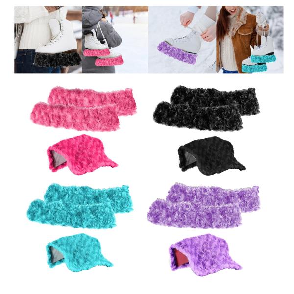 2 個 アイススケートブレードカバー スケートカバー 吸水ソーカー スポーツ練習用アイスガード