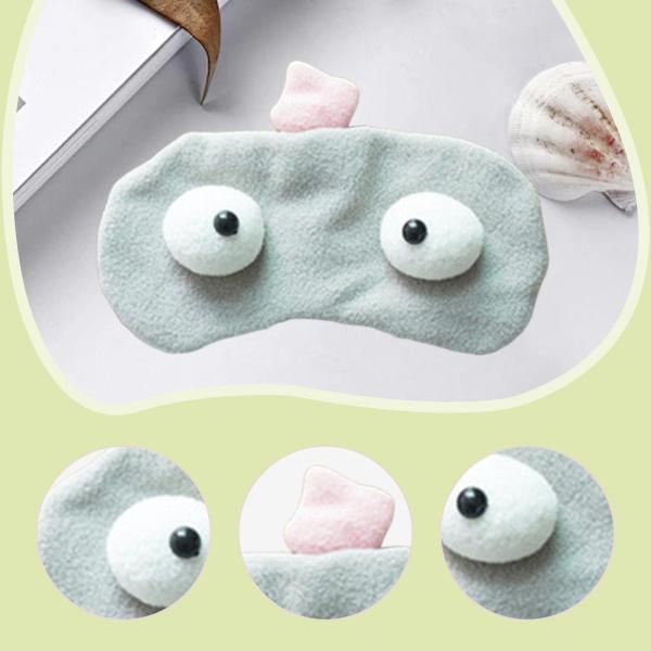 面白い睡眠用アイマスク ユニバーサルアイシェードカバー 子供 大人 女の子 男の子 お昼寝用