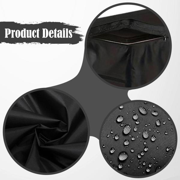 デッキボックスカバー、屋外収納ボックスシェード防水交換用サンプロテクターパティオベンチカバーシールドゴミ箱裏庭用