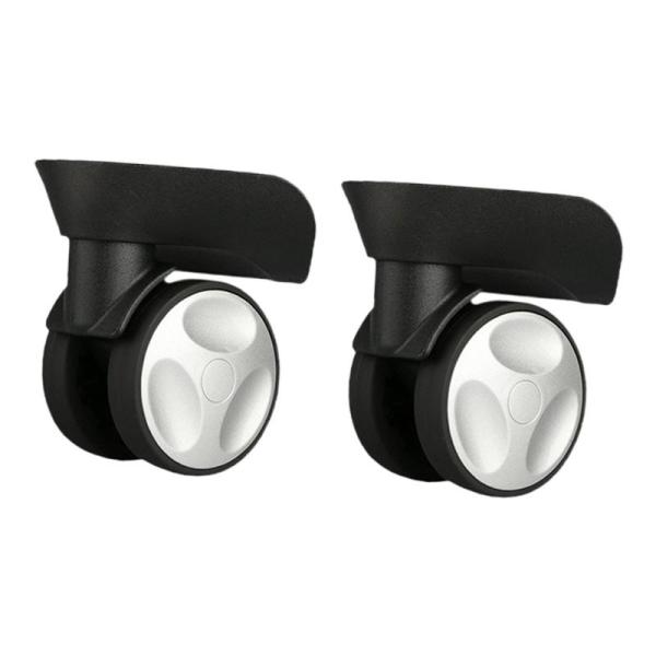 2 個セット 荷物用ホイール交換用スーツケース交換ホイール旅行ボックスショッピングカート簡単に設置可能ミュート再利可能修理