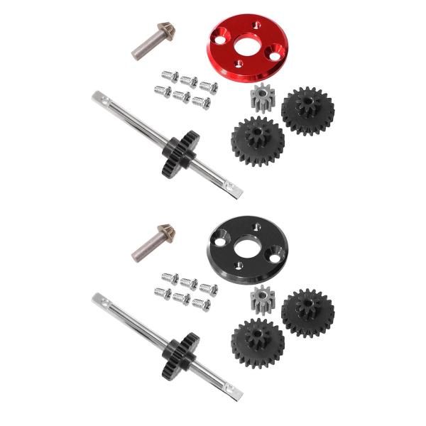 1/12 RCカーアップグレードパーツ ギアボックス トランスミッションギアセット 車両用 頑丈なホビーモーター ピニオンギア RCカー修理キット M