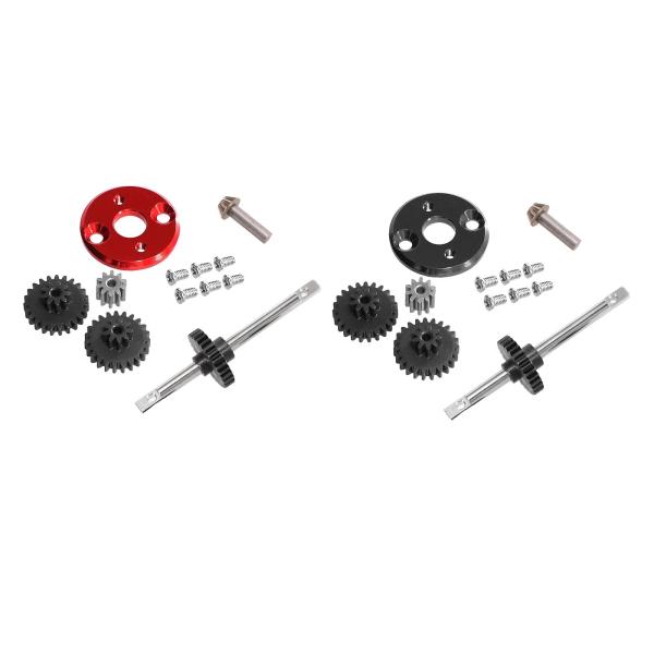 1/12 RCカーアップグレードパーツ ギアボックス トランスミッションギアセット 車両用 頑丈なホビーモーター ピニオンギア RCカー修理キット M