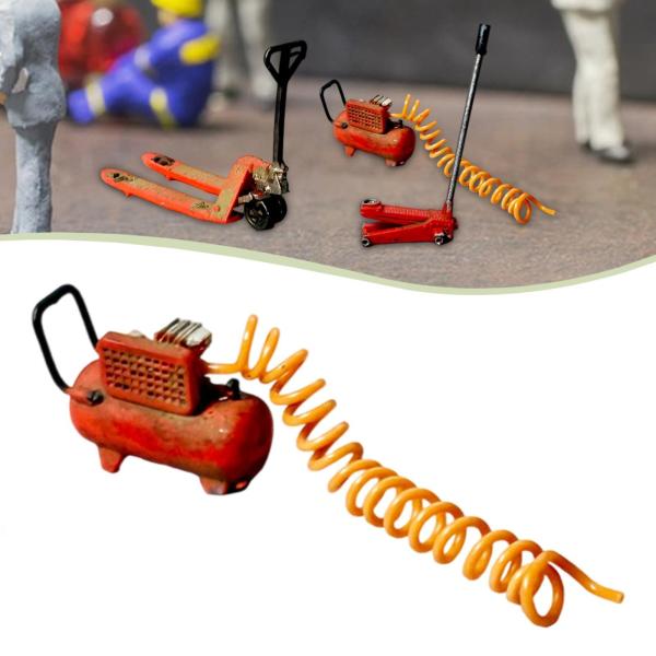 1/64スケール ガレージツールワークショップ修理ツールシミュレーション樹脂フィギュア装飾シーンモデルリアルな修理ショップアクセサリー