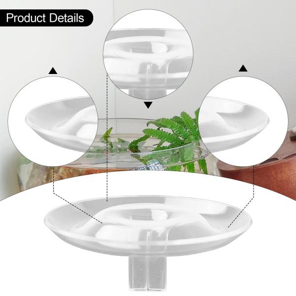 10 個入り 水耕栽培用フローティングフラワーホルダー フラワーアレンジメント 植物ホルダー ディスプレイフラワーラック 本棚 リビングルーム キッチ