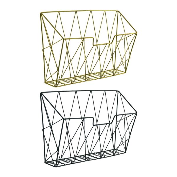 壁掛けファイルホルダーマガジンラック多目的装飾収納メールオーガナイザー本、手紙、書類、フォルダー用