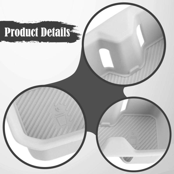 センターコンソールオーガナイザー カップホルダー シリコン製 取り外し可能 防水 ウォーターボトルマット ソフト収納ボックス お手入れ簡単 車用コース