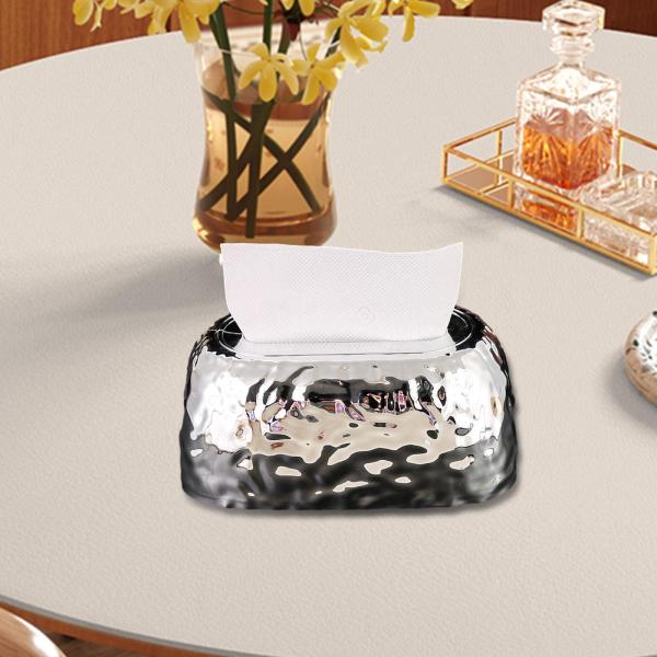 アクリル製ティッシュボックスホルダー 軽量 高級 クリエイティブ デスクトップオーガナイザー モダン 卓上 ティッシュケース カフェ ダイニングルーム