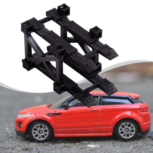 1:64スケール ダイキャスト車両モデルディスプレイスタンド ショーケース 実用レイアウト 装飾 耐摩耗 ショーケースラック コレクター向け