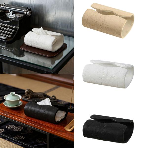 ティッシュボックスカバー ティッシュホルダー 樹脂製 長方形 卓上装飾 ペーパーディスペンサー ナプキンホルダー 浴室 化粧台 寝室用