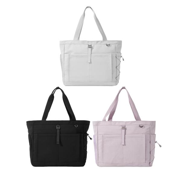 テニストートバッグ、独立したシューズコンパートメント付き、多機能、大容量、バドミントンラケットバッグ、バドミントンラケットタオル用