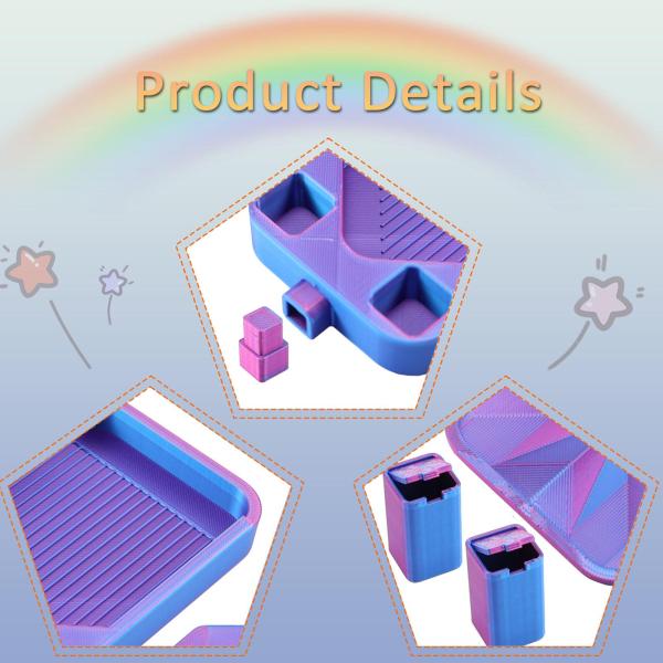 ダイヤモンドアートトレイオーガナイザーアクセサリー 傷に強い 多目的アートクラフト用品 ビーズソーティングトレイ ワークショップ用 クロスステッチ