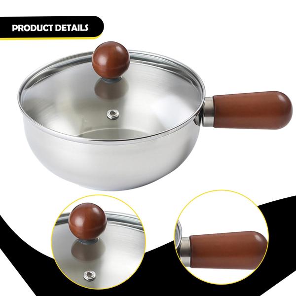 ソースパン バターウォーマー ポータブル 加熱用 キッチン調理ツール ギフト すべての調理台に対応 スープポット ホットミルクポット