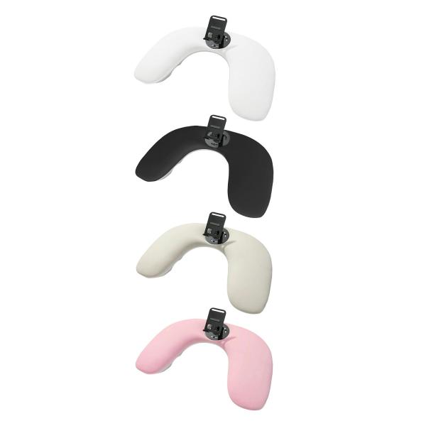 PUレザーU字型アームレスト、取り外し可能、電話ホルダー付き、ネイルクッション、ハンドホルダー、ネイルハンドレスト、家庭用DIYサロン用デスク