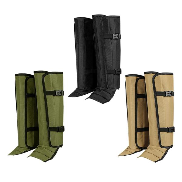 レッグゲイター 冬用シューズカバー 通気 耐候 調節可能 レッグガード スネークゲイター アウトドアスポーツ スキー 旅行用