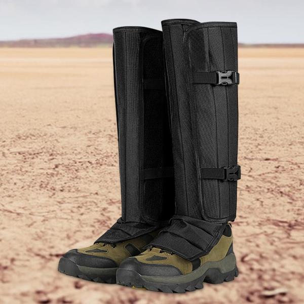 レッグゲイター 冬用シューズカバー 通気 耐候 調節可能 レッグガード スネークゲイター アウトドアスポーツ スキー 旅行用