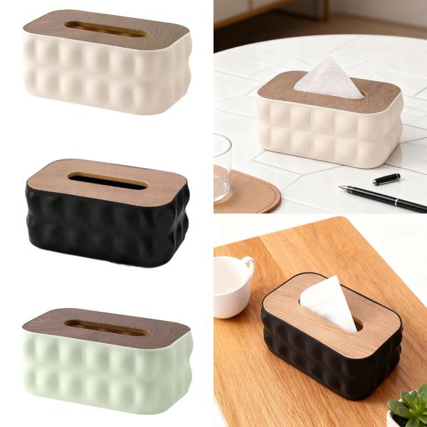 ティッシュボックス ナプキン ペーパーホルダーケース モダン 装飾オーガナイザー 長方形 化粧台 車 レストラン 自宅 寝室用