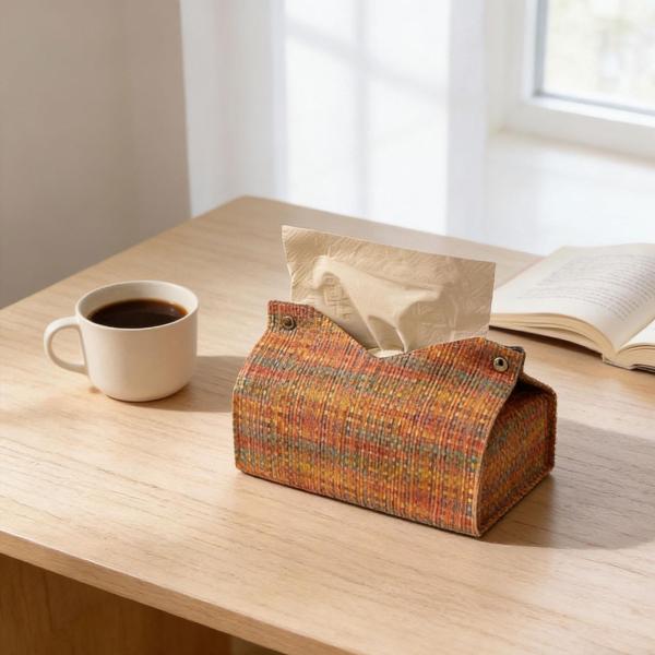 ティッシュボックスカバー ペーパーディスペンサー 装飾PUレザー ティッシュボックスホルダー ナプキンホルダー オフィス ホテル ベッドサイド カウン