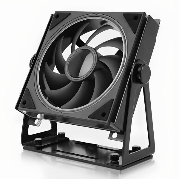 PCケース 外付け冷却ファンブラケット ファンマウントスタンド 鉄製 耐久 頑丈 ポータブル プロフェッショナル 120mm 140mm 多用途