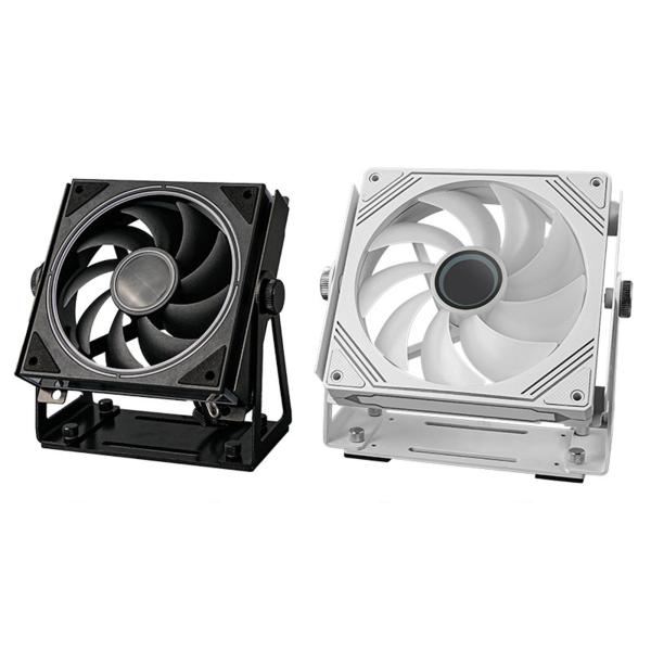 PCケース 外付け冷却ファンブラケット ファンマウントスタンド 鉄製 耐久 頑丈 ポータブル プロフェッショナル 120mm 140mm 多用途