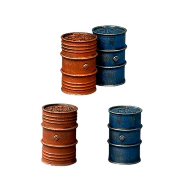 1/64 ミニチュア オイルドラム コンパクト コレクター向け 1:64 スケール ミニシーン オイルバレル