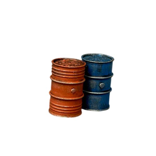 1/64 ミニチュア オイルドラム コンパクト コレクター向け 1:64 スケール ミニシーン オイルバレル