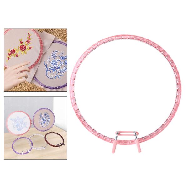 刺繍枠 ラウンドクロスステッチリング 21cm 再利用可能 円形キルティング枠 刺繍 ガーランド DIY プロジェクト 結婚式用