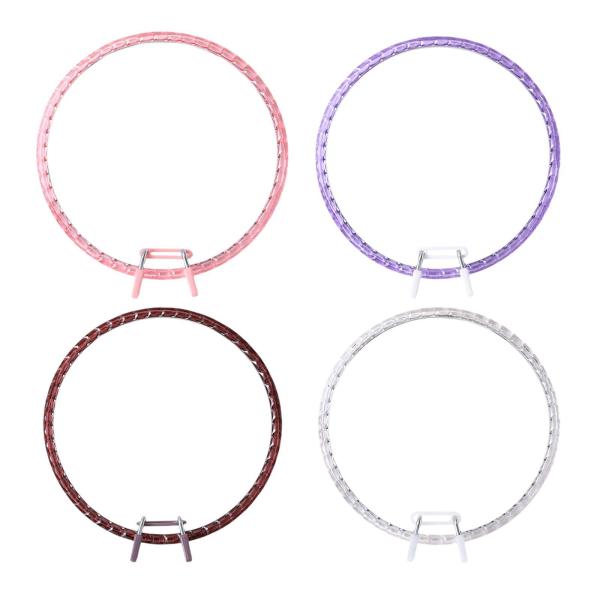 刺繍枠 ラウンドクロスステッチリング 21cm 再利用可能 円形キルティング枠 刺繍 ガーランド DIY プロジェクト 結婚式用