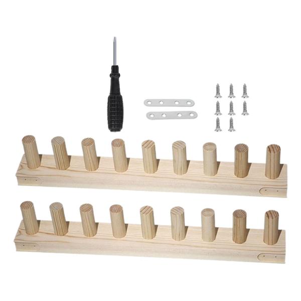 木製編み機 DIY ブランケットメーカー 丈夫で調節可能 組み立て簡単 手編みキット 初心者向け厚手ブランケット編み機